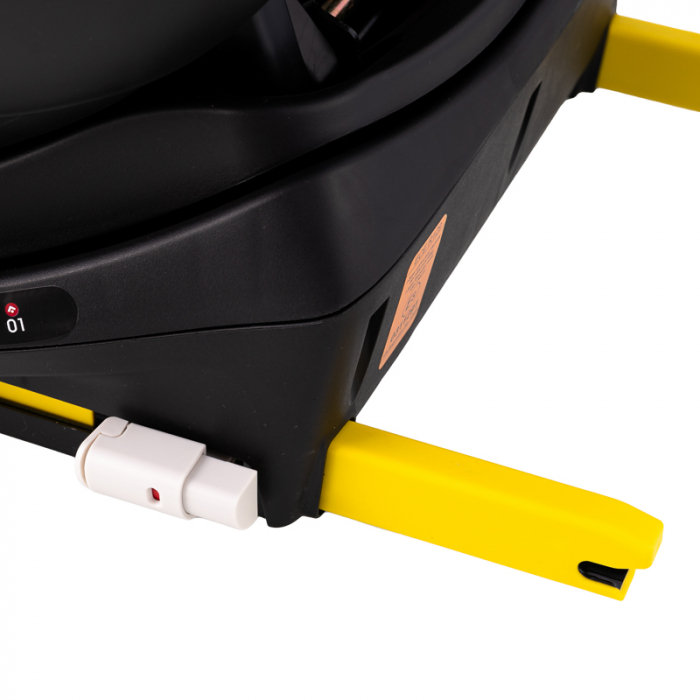 BUF BOOF Platinum DELUXE iSize Autósülés, 360 °-os, 0-36 kg-os forgatással, Top Tether 40-150 cm, SimpleGrey [13]