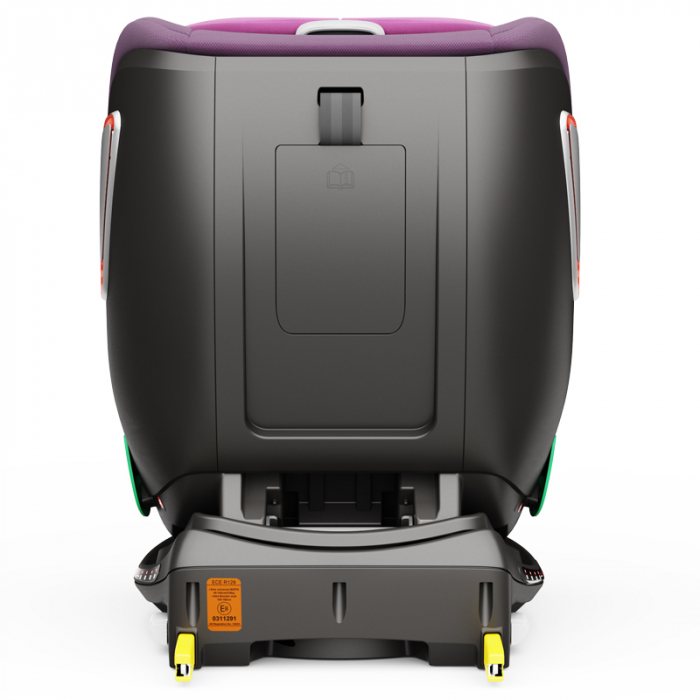 BUF BOOF Platinum DELUXE iSize Autósülés, 360 °-os, 0-36 kg-os forgatással, Top Tether 40-150 cm, Purple [13]