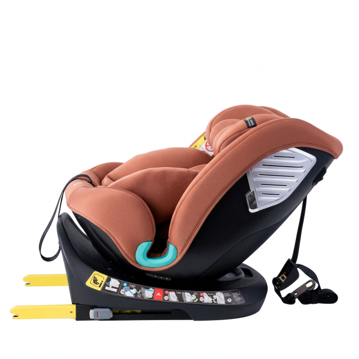 BUF BOOF Saphir Deluxe iSize Autósülés, 360 °-os, 0-36 kg-os forgatással, 40-150 cm, Black [10]