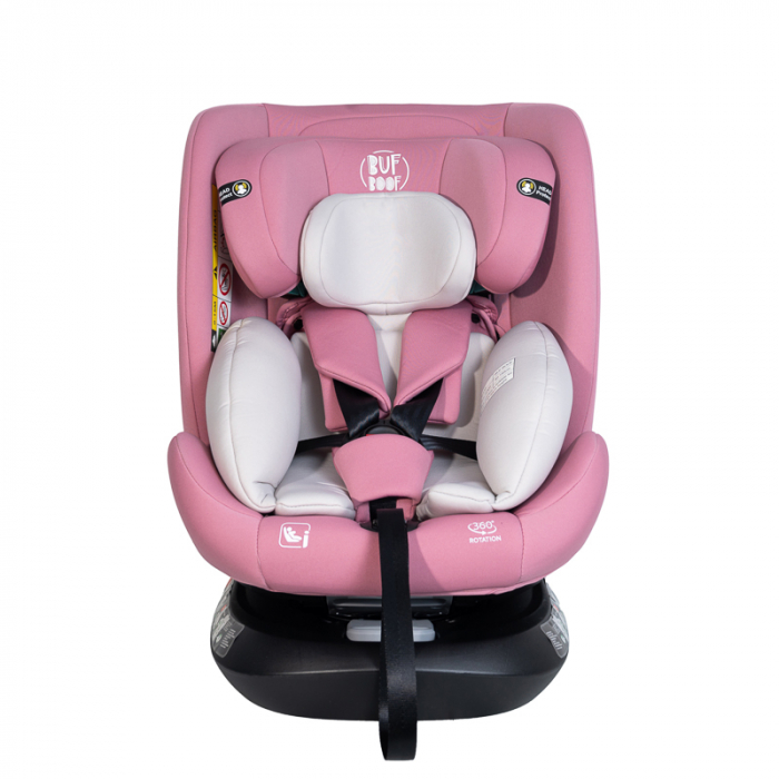 BUF BOOF Saphir Deluxe iSize Autósülés, 360 °-os, 0-36 kg-os forgatással, 40-150 cm, Purple [6]