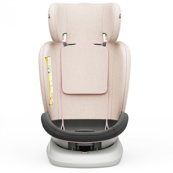 BUF BOOF TWT Plus iSize Autósülés, 360 °-os, 0-36 kg-os forgatással, 40-150 cm, LightPink [9]