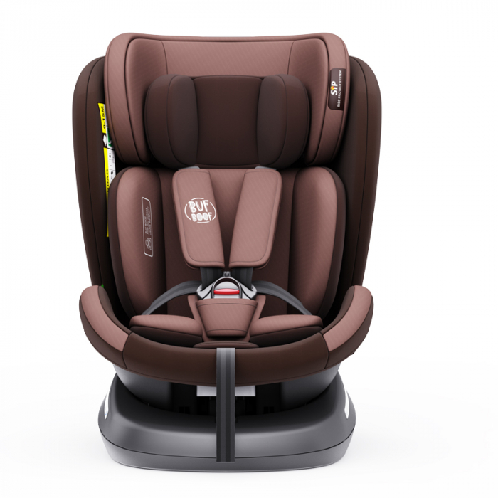 BUF BOOF TWT Plus iSize Autósülés, 360 °-os, 0-36 kg-os forgatással, 40-150 cm, Coffee [6]