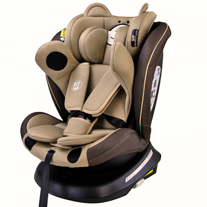 BUF BOOF TWT Plus iSize Autósülés, 360 °-os, 0-36 kg-os forgatással, 40-150 cm, UrsCoffee [12]