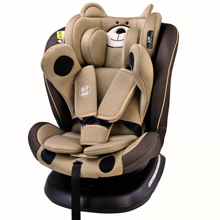 BUF BOOF TWT Plus iSize Autósülés, 360 °-os, 0-36 kg-os forgatással, 40-150 cm, UrsCoffee [1]