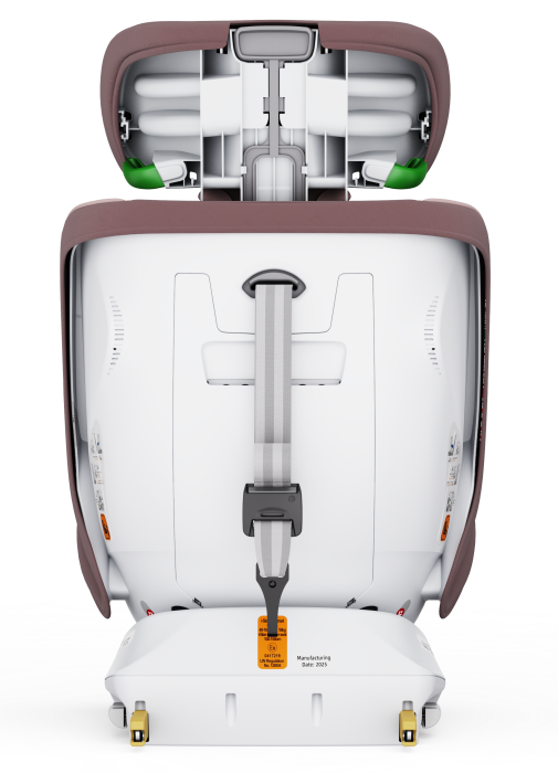 BUF BOOF TWT Plus iSize Autósülés, 360 °-os, 0-36 kg-os forgatással, 40-150 cm, LightPurple [15]