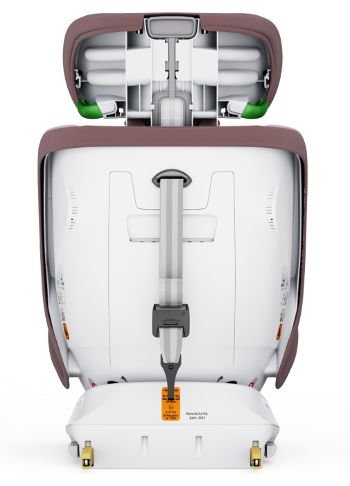 BUF BOOF TWT Plus iSize Autósülés, 360 °-os, 0-36 kg-os forgatással, 40-150 cm, LightRed [12]