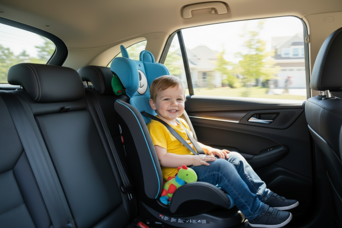 BUF BOOF® TWT Plus DELUXE i-Size R129 360°-ban forgatható ISOFIX autósülés 40–150 cm 0–36 kg UrsBlue [8]