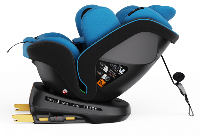 BUF BOOF® TWT Plus DELUXE i-Size R129 360°-ban forgatható ISOFIX autósülés 40–150 cm 0–36 kg UrsBlue [13]