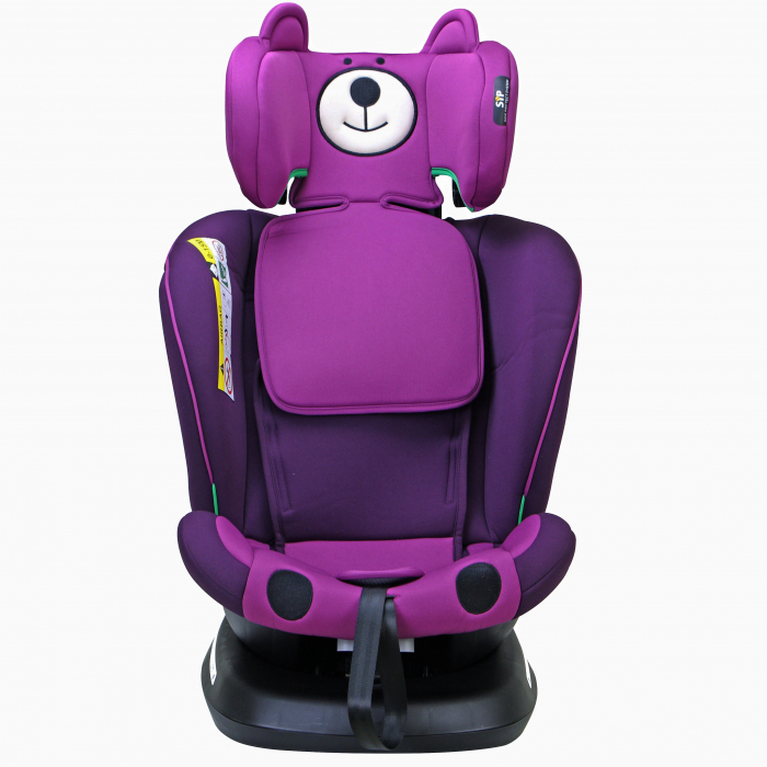 BUF BOOF TWT Plus iSize Autósülés, 360 °-os, 0-36 kg-os forgatással, 40-150 cm, UrsPurple [10]
