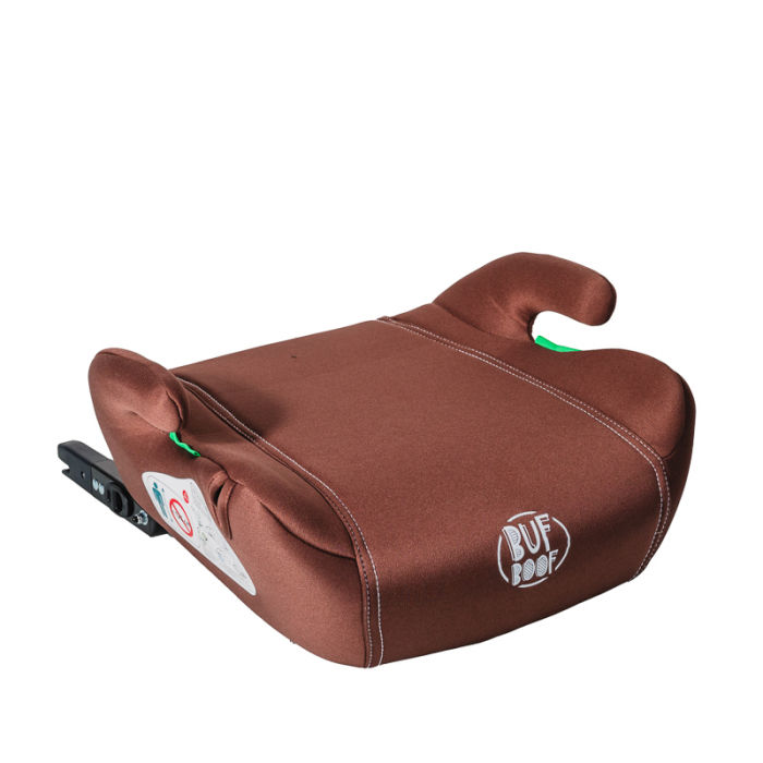 Hero BUF BOOF Isofix autós ülésmagasító R129 ISize 125-150 22-36 kg, Brown [1]