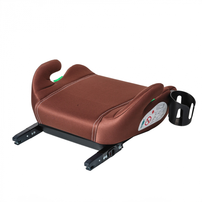 Hero BUF BOOF Isofix autós ülésmagasító R129 ISize 125-150 22-36 kg, Brown [4]