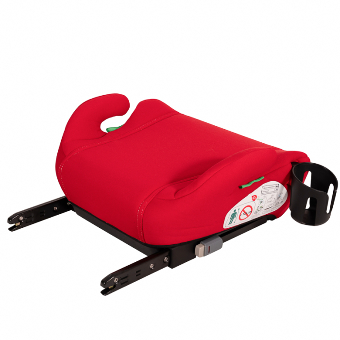 Hero BUF BOOF Isofix autós ülésmagasító R129 ISize 125-150 22-36 kg, Red [3]