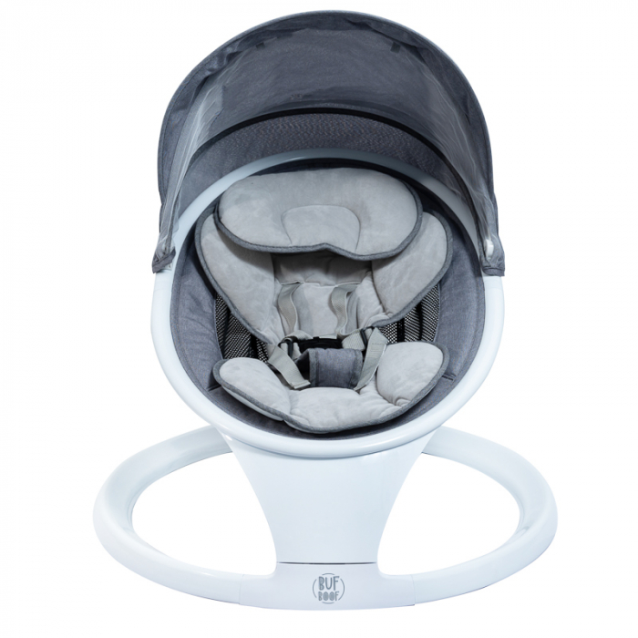 W5 hordozható intelligens elektromos bölcső, multifunkcionális, Bluetooth kapcsolat, 5 mozgásmodul, távirányító, EasyTouch funkció, szürke színű [7]