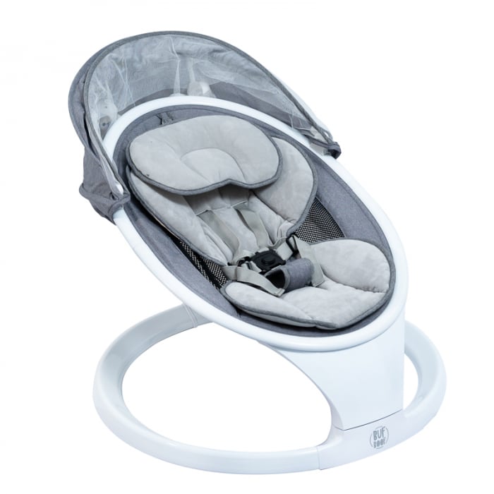 W5 hordozható intelligens elektromos bölcső, multifunkcionális, Bluetooth kapcsolat, 5 mozgásmodul, távirányító, EasyTouch funkció, szürke színű [3]