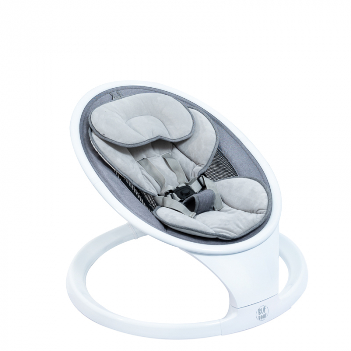 W5 hordozható intelligens elektromos bölcső, multifunkcionális, Bluetooth kapcsolat, 5 mozgásmodul, távirányító, EasyTouch funkció, szürke színű [5]