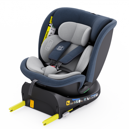 BUF BOOF B-Joy DELUXE iSize Autósülés, 360 °-os, 0-36 kg-os forgatással, 40-150 cm, Blue [10]