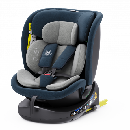 BUF BOOF B-Joy DELUXE iSize Autósülés, 360 °-os, 0-36 kg-os forgatással, 40-150 cm, Blue [9]