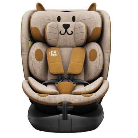 BUF BOOF B-Joy DELUXE iSize Autósülés, 360 °-os, 0-36 kg-os forgatással, 40-150 cm, OrangeCAT [7]