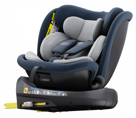 Autós ülés csoport 0-1-2-3 - BUF BOOF B-Joy DELUXE iSize Autósülés, 360 °-os, 0-36 kg-os forgatással, 40-150 cm, Blue