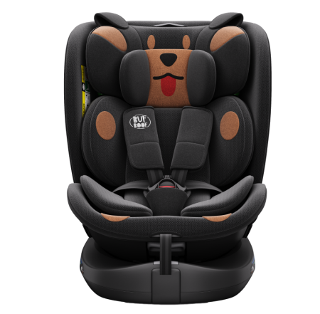 BUF BOOF B-Joy DELUXE iSize Autósülés, 360 °-os, 0-36 kg-os forgatással, 40-150 cm, BlackDOG [11]