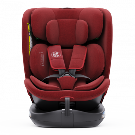 BUF BOOF B-Joy DELUXE iSize Autósülés, 360 °-os, 0-36 kg-os forgatással, 40-150 cm, Red [5]