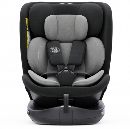 BUF BOOF B-Joy DELUXE iSize Autósülés, 360 °-os, 0-36 kg-os forgatással, 40-150 cm, Grey [5]