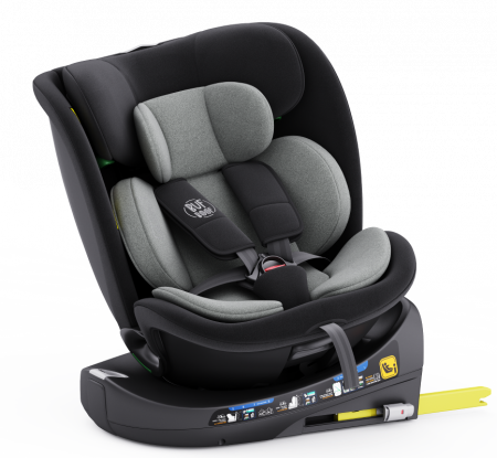 BUF BOOF B-Joy DELUXE iSize Autósülés, 360 °-os, 0-36 kg-os forgatással, 40-150 cm, Grey [3]