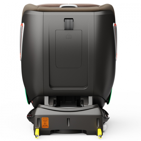 BUF BOOF Platinum DELUXE iSize Autósülés, 360 °-os, 0-36 kg-os forgatással, Top Tether 40-150 cm, Coffee [13]