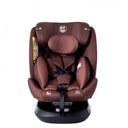 BUF BOOF Saphir Deluxe iSize Autósülés, 360 °-os, 0-36 kg-os forgatással, 40-150 cm, Black [10]