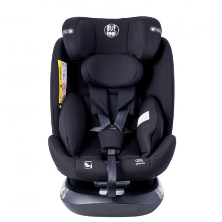 BUF BOOF Saphir Deluxe iSize Autósülés, 360 °-os, 0-36 kg-os forgatással, 40-150 cm, Black [9]