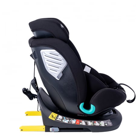 BUF BOOF Saphir Deluxe iSize Autósülés, 360 °-os, 0-36 kg-os forgatással, 40-150 cm, Black [4]
