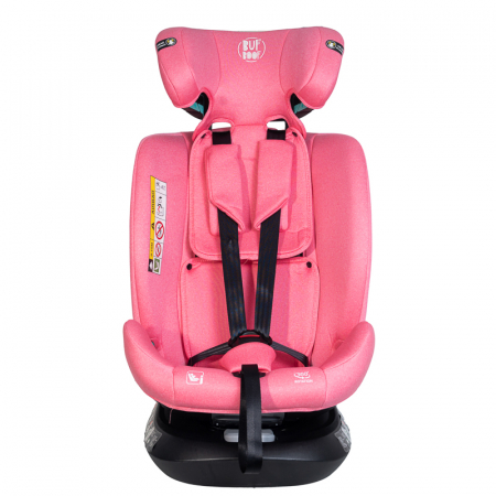 BUF BOOF Saphir Deluxe iSize Autósülés, 360 °-os, 0-36 kg-os forgatással, 40-150 cm, Pink [9]