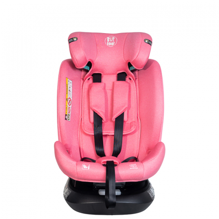 BUF BOOF Saphir Deluxe iSize Autósülés, 360 °-os, 0-36 kg-os forgatással, 40-150 cm, Pink [8]