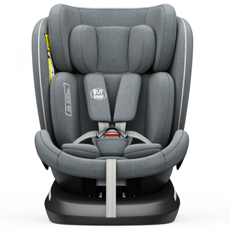 BUF BOOF TWT Plus iSize Autósülés, 360 °-os, 0-36 kg-os forgatással, 40-150 cm, Grey [9]
