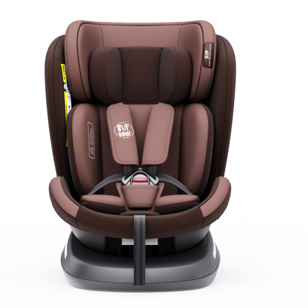 BUF BOOF TWT Plus iSize Autósülés, 360 °-os, 0-36 kg-os forgatással, 40-150 cm, Coffee [5]