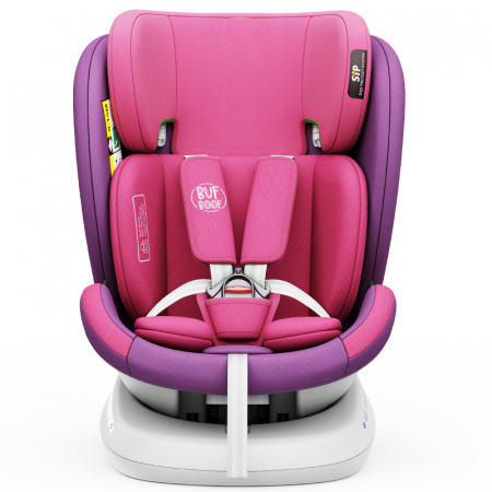 BUF BOOF TWT Plus iSize Autósülés, 360 °-os, 0-36 kg-os forgatással, 40-150 cm, UnicornPink [10]