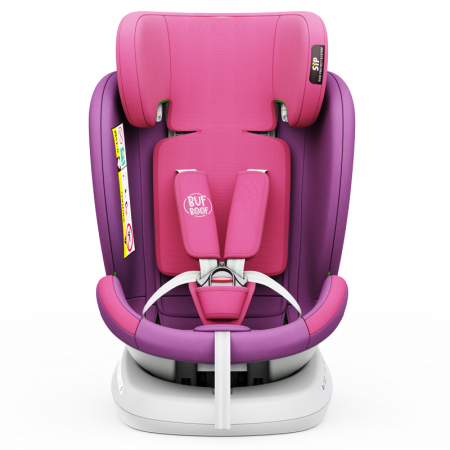 BUF BOOF TWT Plus iSize Autósülés, 360 °-os, 0-36 kg-os forgatással, 40-150 cm, UnicornPink [12]