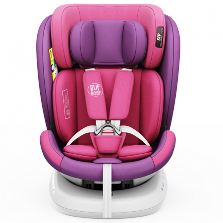 BUF BOOF TWT Plus iSize Autósülés, 360 °-os, 0-36 kg-os forgatással, 40-150 cm, UnicornPink [8]