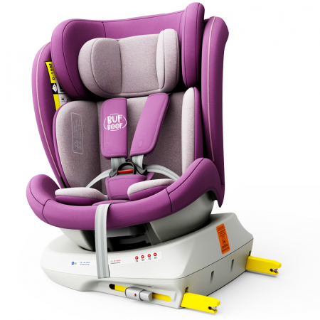 BUF BOOF TWT Plus iSize Autósülés, 360 °-os, 0-36 kg-os forgatással, 40-150 cm, Purple [6]