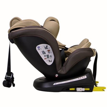 BUF BOOF TWT Plus iSize Autósülés, 360 °-os, 0-36 kg-os forgatással, 40-150 cm, UrsCoffee [8]