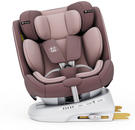 BUF BOOF TWT Plus iSize Autósülés, 360 °-os, 0-36 kg-os forgatással, 40-150 cm, LightPurple [12]