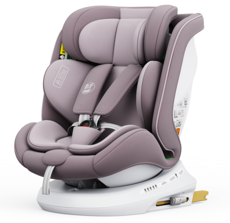 BUF BOOF TWT Plus iSize Autósülés, 360 °-os, 0-36 kg-os forgatással, 40-150 cm, LightRed [10]