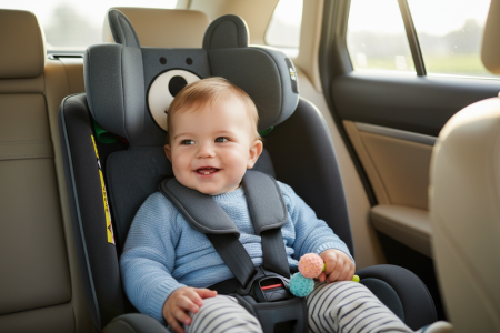 BUF BOOF TWT Plus iSize Autósülés, 360 °-os, 0-36 kg-os forgatással, 40-150 cm, UrsBlack [5]