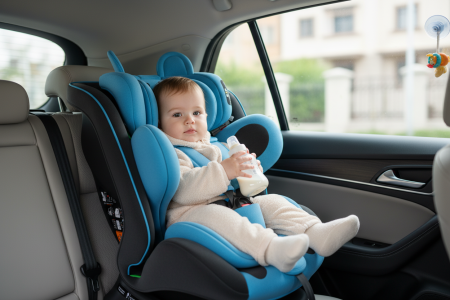 BUF BOOF® TWT Plus DELUXE i-Size R129 360°-ban forgatható ISOFIX autósülés 40–150 cm 0–36 kg UrsBlue [5]