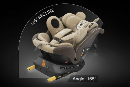BUF BOOF TWT Plus iSize Autósülés, 360 °-os, 0-36 kg-os forgatással, 40-150 cm, UrsCoffee [1]
