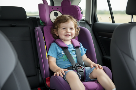 BUF BOOF TWT Plus iSize Autósülés, 360 °-os, 0-36 kg-os forgatással, 40-150 cm, UrsPurple [4]