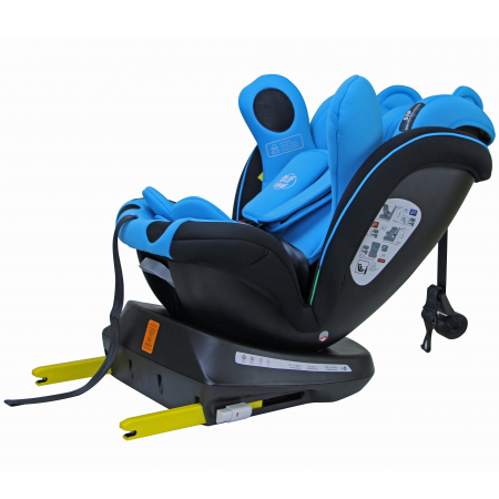 BUF BOOF TWT Plus iSize Autósülés, 360 °-os, 0-36 kg-os forgatással, 40-150 cm, UrsBlue [8]
