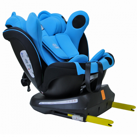 BUF BOOF TWT Plus iSize Autósülés, 360 °-os, 0-36 kg-os forgatással, 40-150 cm, UrsBlue [7]