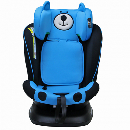 BUF BOOF TWT Plus iSize Autósülés, 360 °-os, 0-36 kg-os forgatással, 40-150 cm, UrsBlue [9]