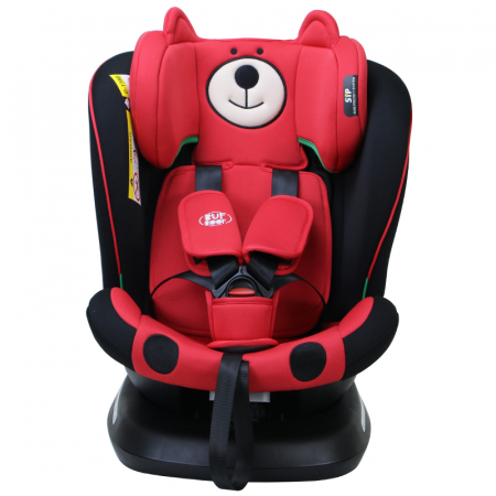 BUF BOOF TWT Plus iSize Autósülés, 360 °-os, 0-36 kg-os forgatással, 40-150 cm, UrsRed [7]